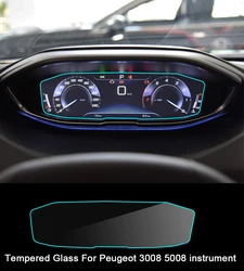 Gehard Glas Screen Protector Film Voor Peugeot 3008 5008 GT 2017 2018 2019 Auto Dashboard Instrumentenpaneel Beschermende Sticker