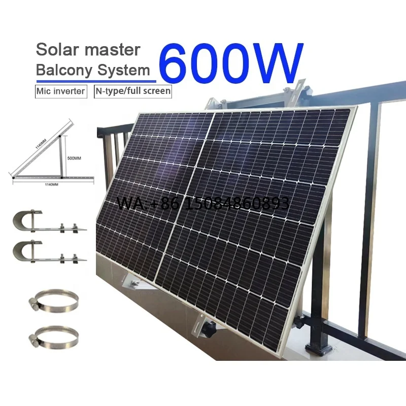 Solar balcony power generation800w Complete Home Solar Power System High-quality Balcony Solar System Superior Performance