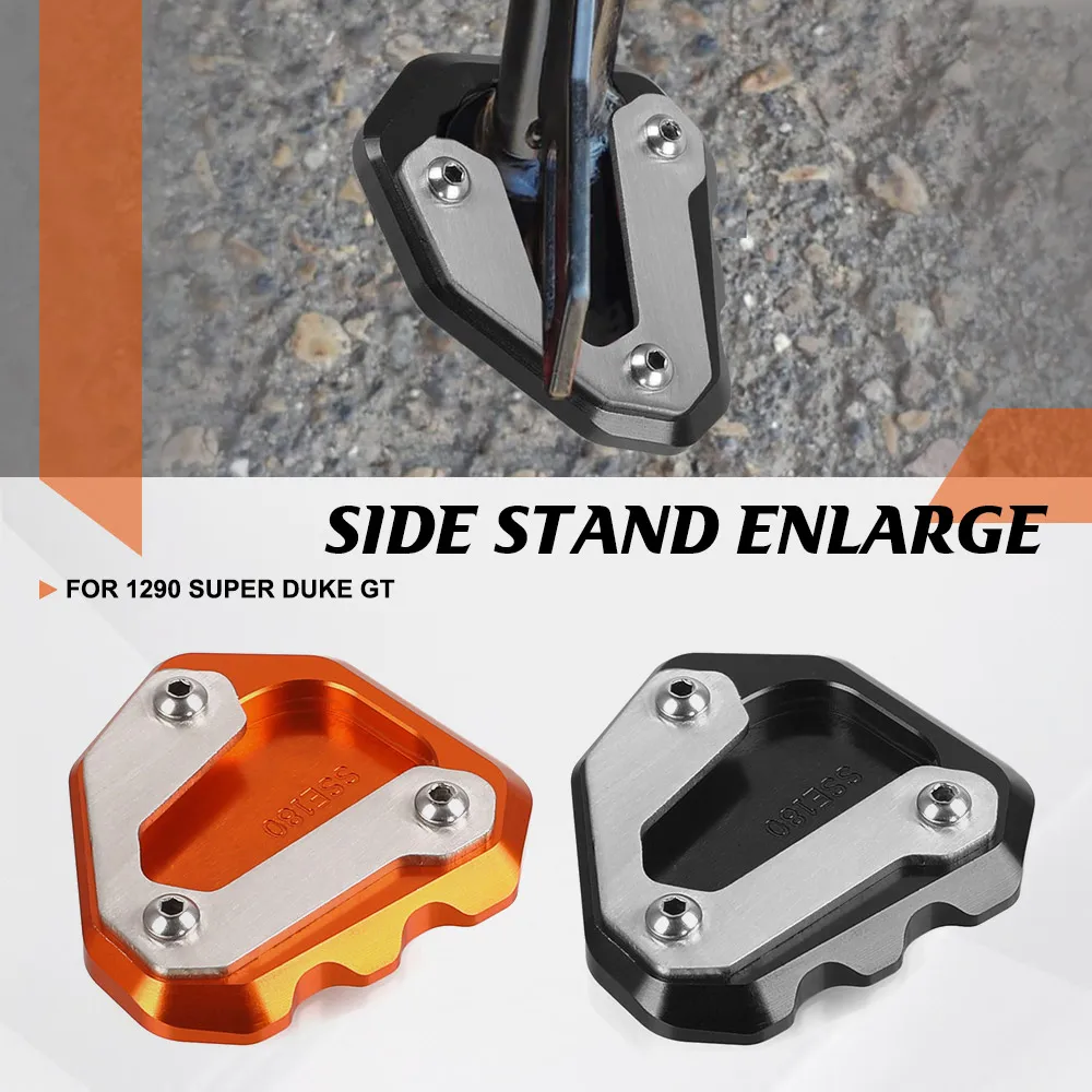 

For 2016 2017 2018 1290 Super Duke GT Motorcycle 1290 Superduke R Kickstand Side Stand Pad Enlarge Extension Support Plate