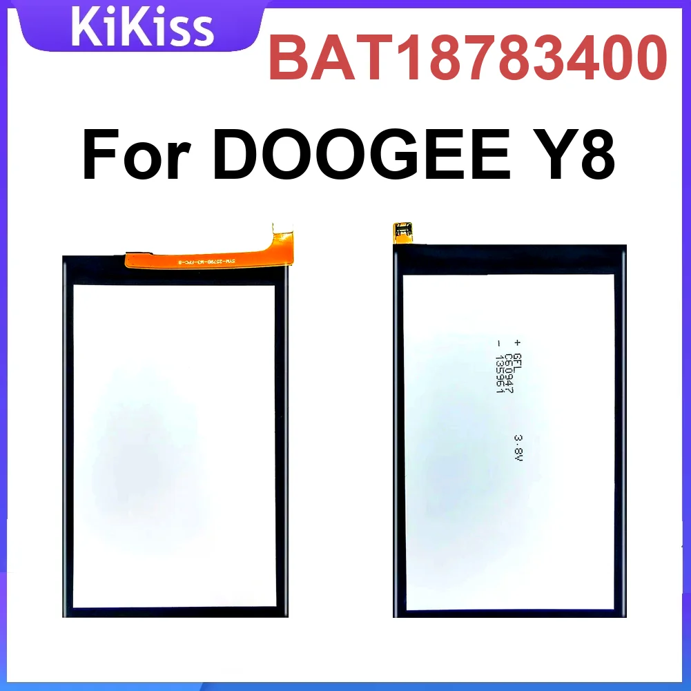 

High-Capacity Rechargeable Mobile Phone Battery BAT18783400 For Doogee Y8 3400Mah