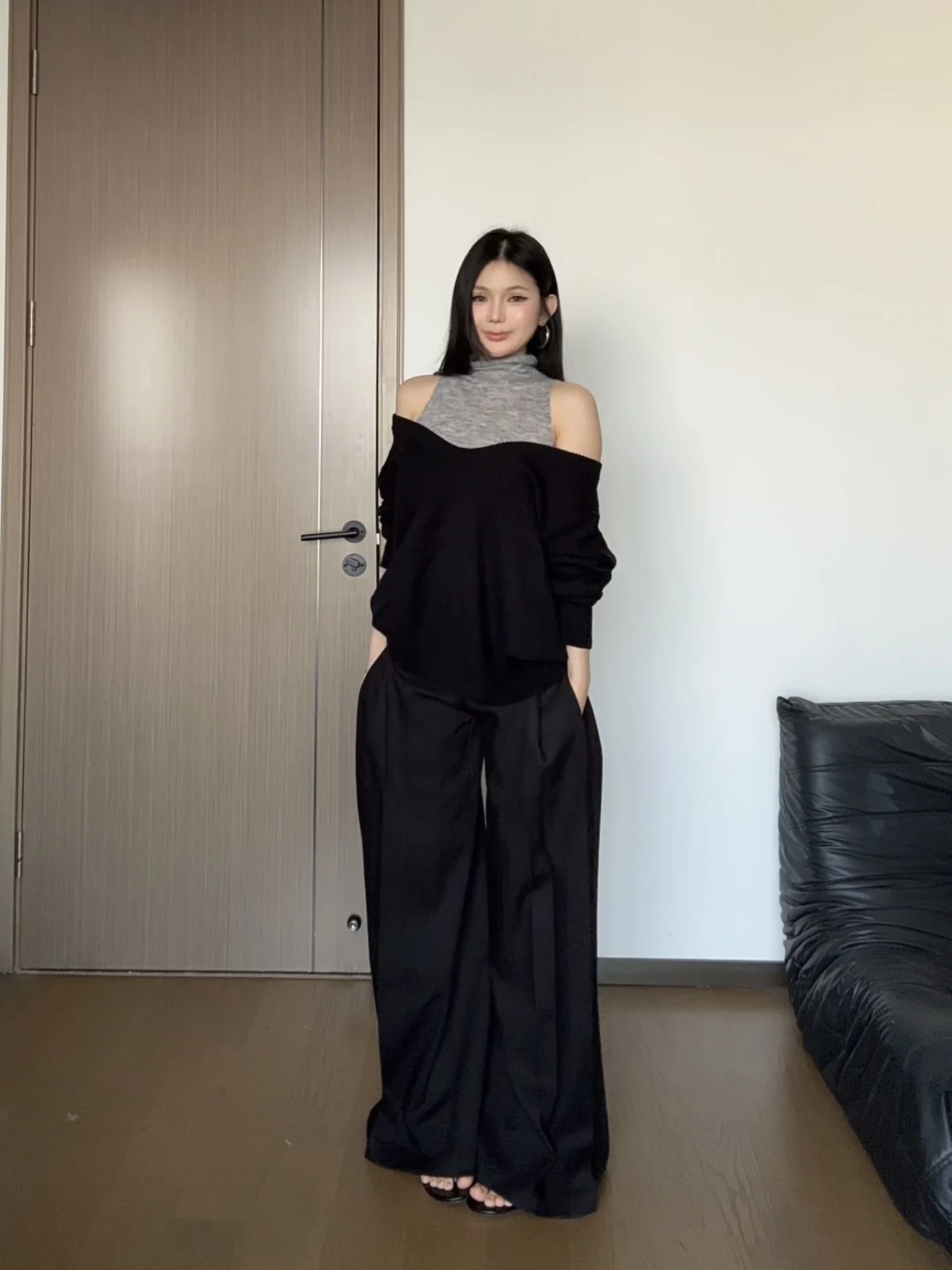 

Jiyue Low Waist Wide Leg Pants Spring Summer New Sle Heavy Eming Loose Feel Long Length West Pants Ele Lady Suit