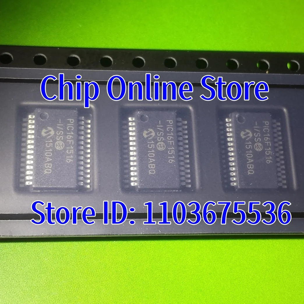 5~100pcs  PIC16F1516-I/SS  PIC16F1516T-I/SS  PIC16F1516  SSOP28  New Original  8 Bit Microcontroller MCU