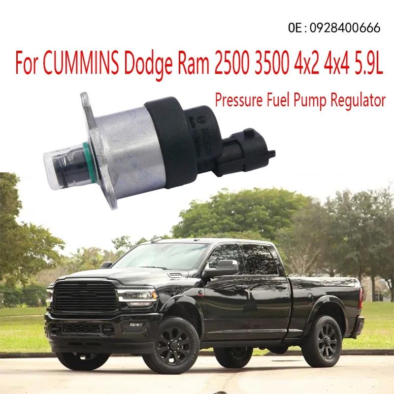 Car Pressure Fuel Pump Regulator Suction Control SCV Valve 0928400666 For CUMMINS Dodge Ram 2500 3500 4X2 4X4 5.9L