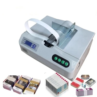 

Automatic Paper strapping banding machine heat sealing paper tape packaging machine for office
