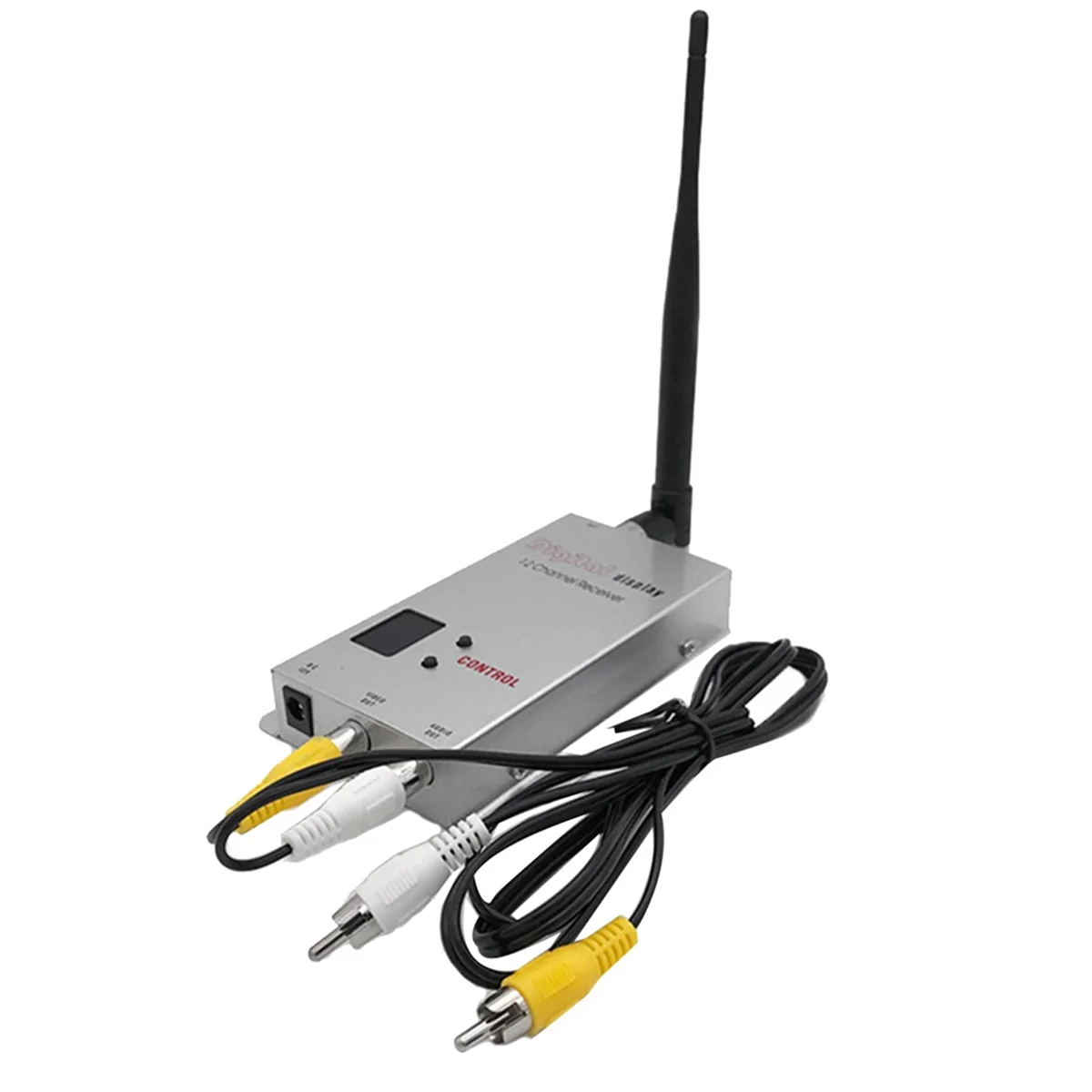 FPV 1.2G 1.3G VRX 12-канальный FPV видеоприемник с цифровым дисплеем -92 дБм для модели FPV Drone RC