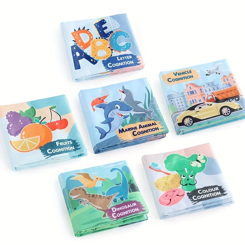 قطعة واحدة من كتب الأطفال - هدايا ألعاب الأطفال، ملمس الملمس الأول من القماش التجاعيد، كتاب ناعم للأطفال، لعبة تعلم الوقت #5