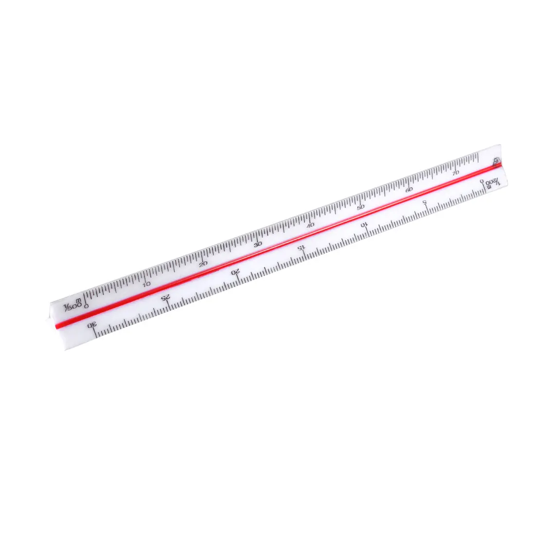 Triangular Scale Ruler 15cm Plastic Drafting Triangle Scale Architect Engineer Technical Ruler Stationery 1:100 - 1:600