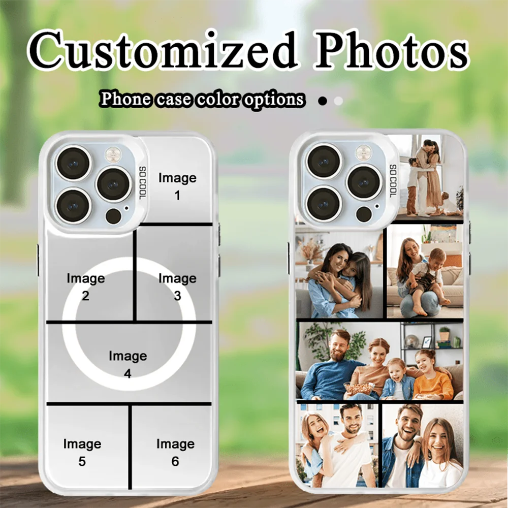 Personalized Photo Magnetic Shockproof IMD Phone Case For iPhone 16 15 14 13 12 11 Pro Xs Max SE 2020 2022 Plus16e X XR 7 8