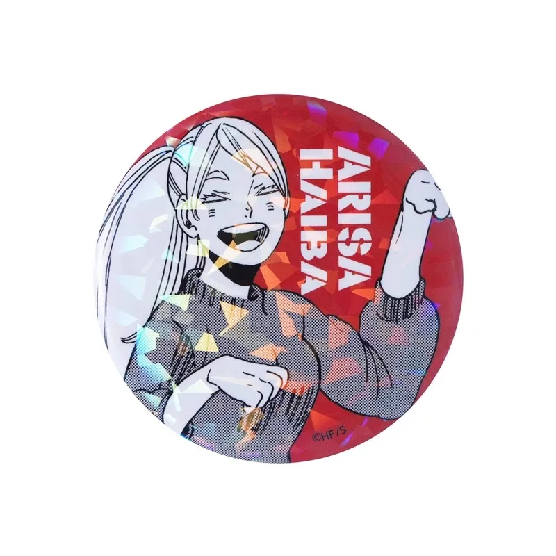 58 مللي متر أنيمي Haikyuu Takeda Ittetsu Ukai Keishin Yui Michimiya تأثيري حلي شارة دبوس SPTE صفيح بروش الدعامة هدية عيد الميلاد #4