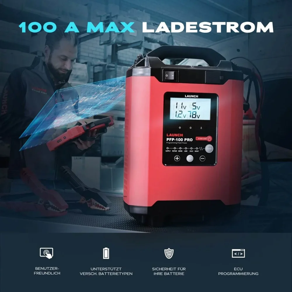 لإطلاق PFP100 pro ECU برمجة فلاش الطاقة السيارات الجهد استقرار شاحن بطارية السيارة للسيارات