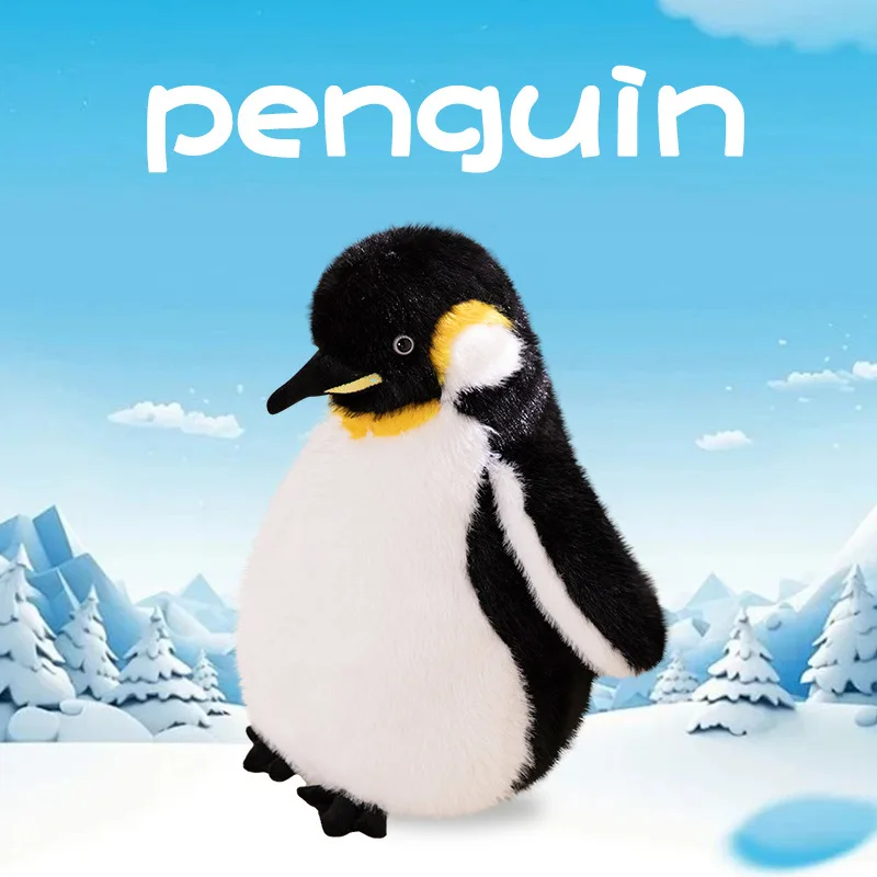 1pc 17-45cm Nette Pinguin Plüsch Spielzeug Flauschigen Echte Tier Puppe für Kinder Hause Dekoration Geburtstag geschenk