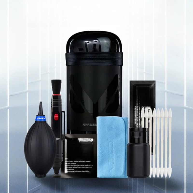 Travel cleaning kit air-blown ball lens pen cloth paper dust cleaning liquid cleaning brush tool