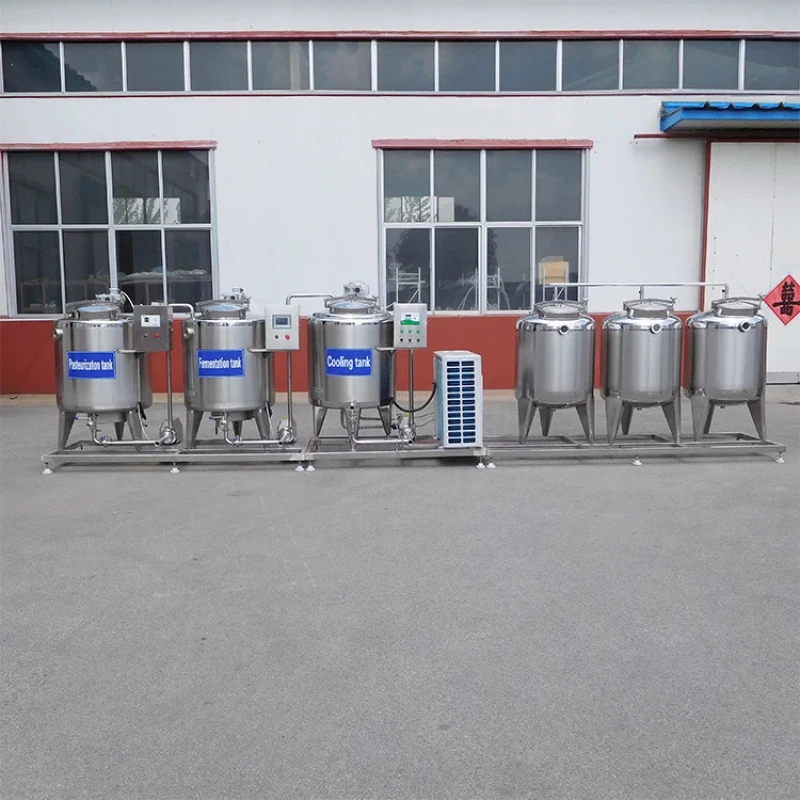 High Productivity Industrial Yogurt Milk Procs Hine Small Scale Dairy Production Line With Core Motor Component