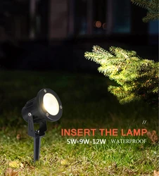 Christmas Lights Outdoor IP65 Home Garden Lawn Decoration Spot Light 5W10W15W Waterproof Plug-in Floor Light AC110V220V12V24V