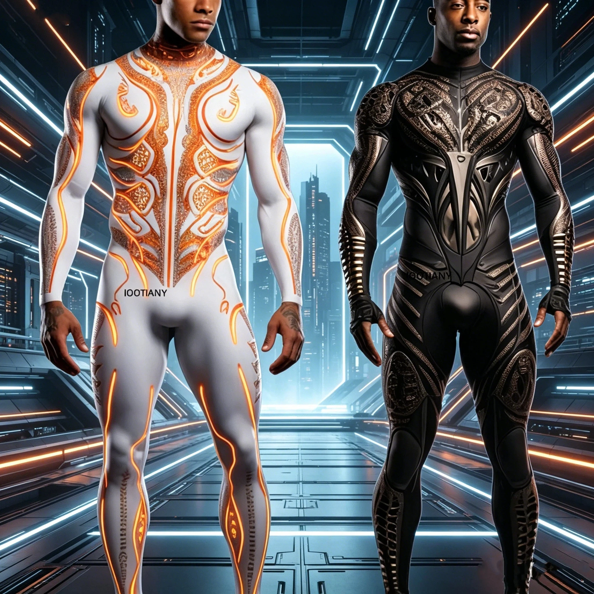 Herren Sexy Stretch-Tights Bodysuit Halloween Karneval Party Krieger Bühnenauftritt Cosplay Kostüm Zentai-Anzug 2026