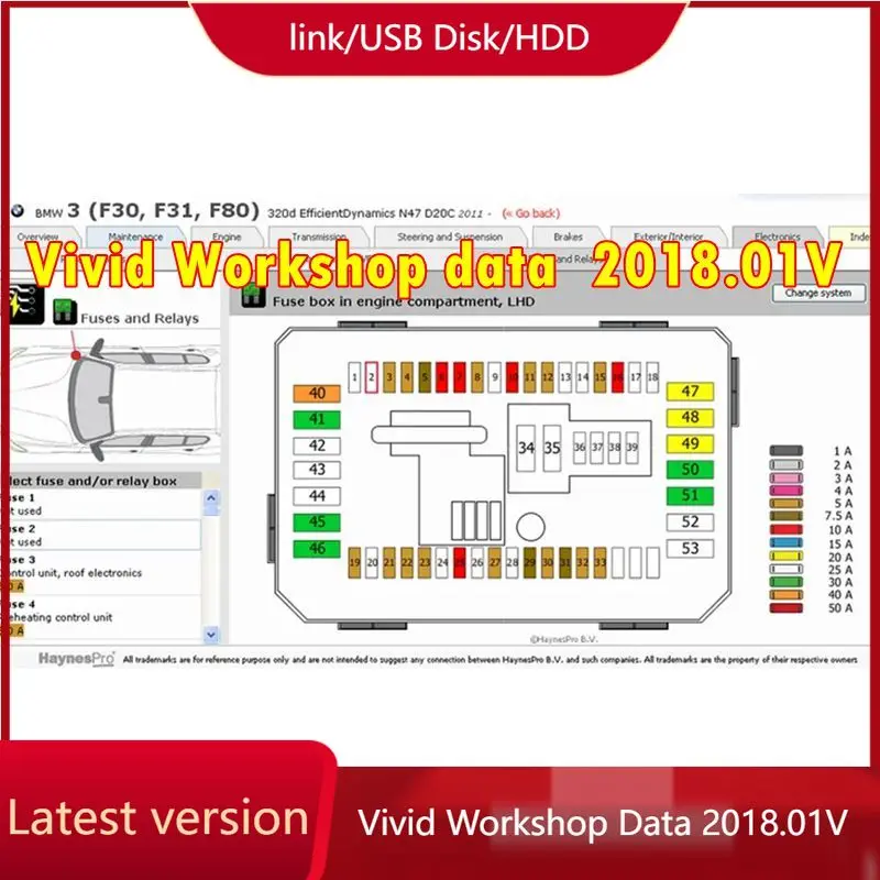 Logiciel de réparation automobile Vivid Workshop Data Car Models Workshop Vivid Technic ATRIS StaKis 2018.01V Outil de diagnostic et de réparation automobile