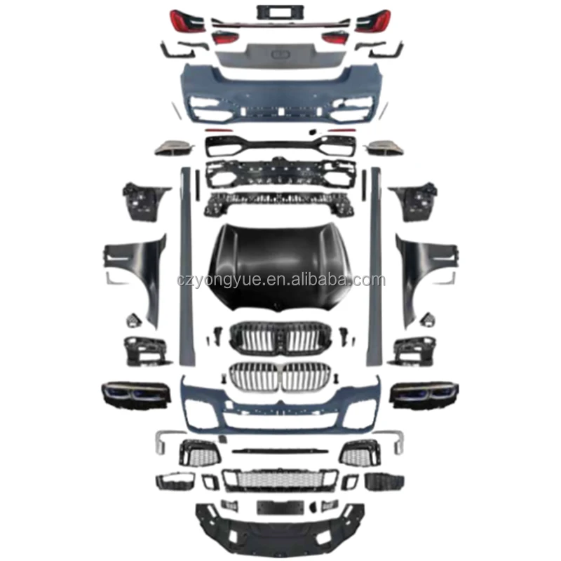 

Dream Garage Front Rear Bumper Upgrade LCI M Sport Bodykit Full Wide Body Kit For 7 Series G11 G12 730d M760 2016 2017 2018
