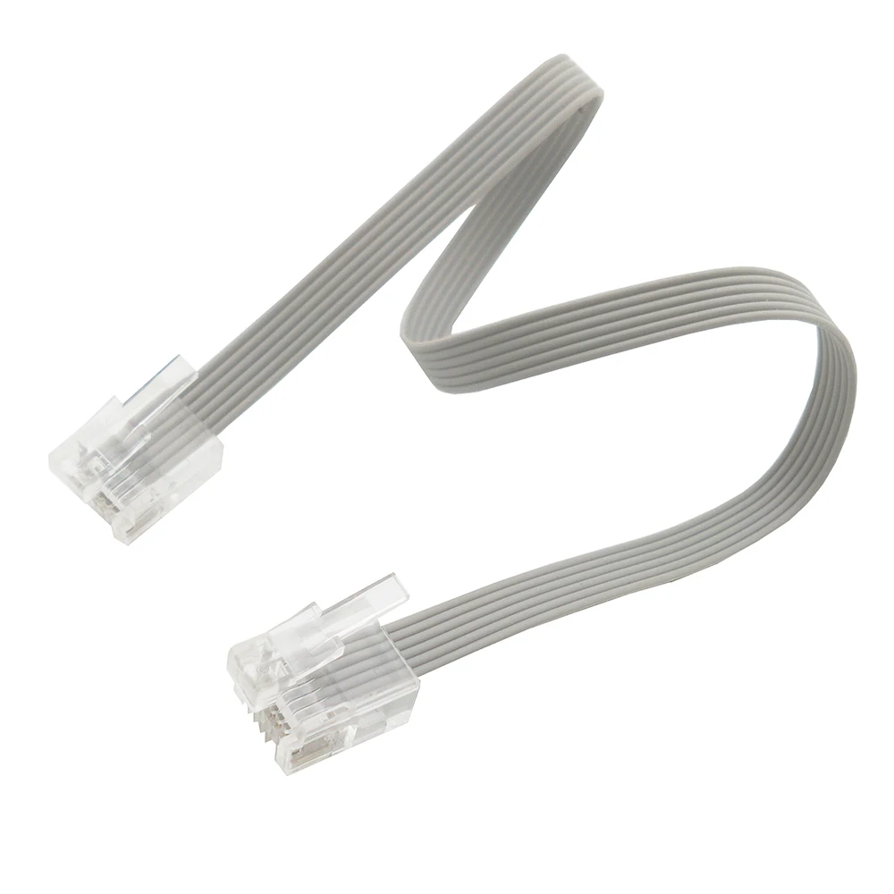 25/35/50CM RJ12 Cable With 6P6C Right Buckle Modular Plug Soft Tensile Parallel 6-Core Extension Cable For Ev3