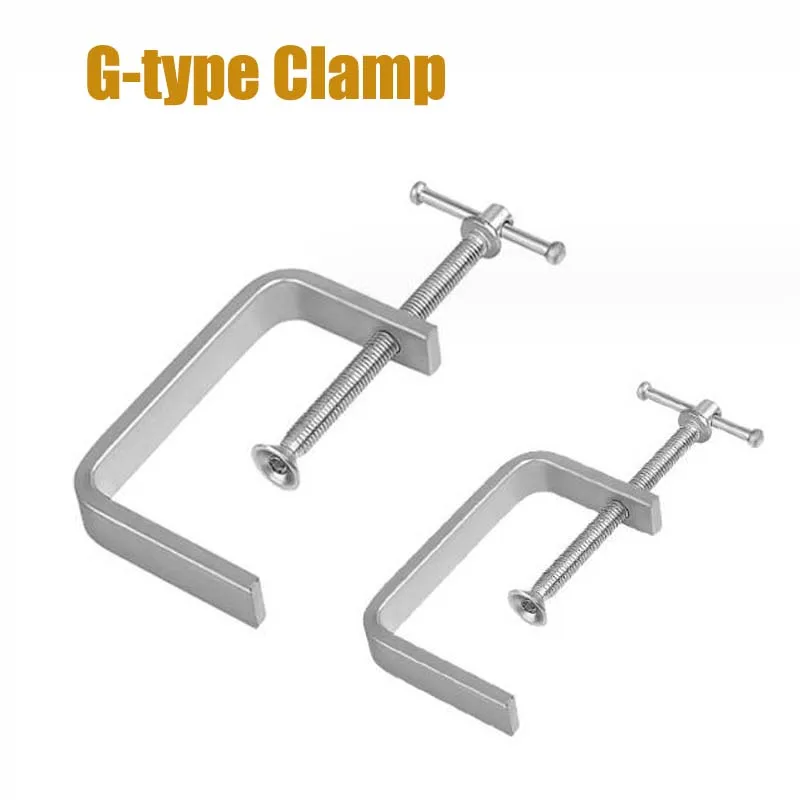 Carpentry G-type Clamp Woodworking G-shape Fixture F-clip Flat Steel Board Clamps Strong C-shaped Rocker DIY Fixing Clips