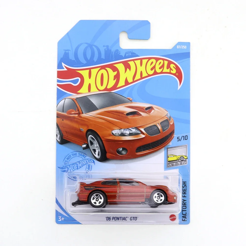 2022-182 2021-87 Original Hot Wheels Mini Alloy Coupe 06 PONTIAC GTO 1/64 Metal Diecast Model Car Kids Toys Gift