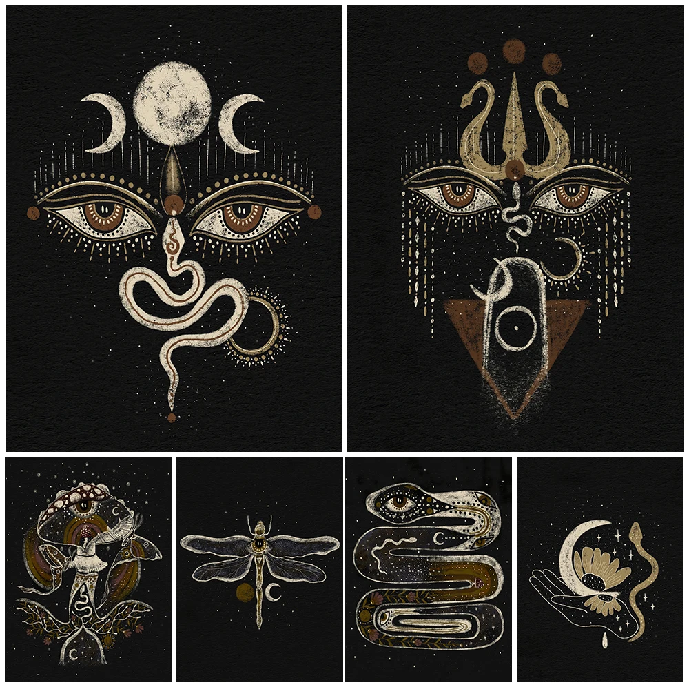 Snake,Moon,Moth And… - image