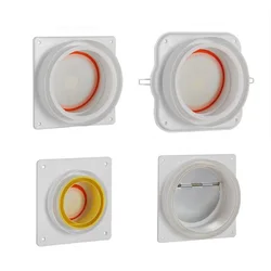 Check Valve Flue Kitchen Accessories Pipeline Ventilation Duct Recoil Damper Range Hood Check Valve Heating Cooling Vents System