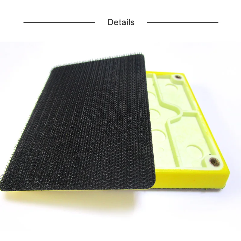 Sanding Pad 70*100mm Hook and Loop Sander Backing Plate  Abrasive tools Grinder for Sandpaper Woodworking Sanding Polishing