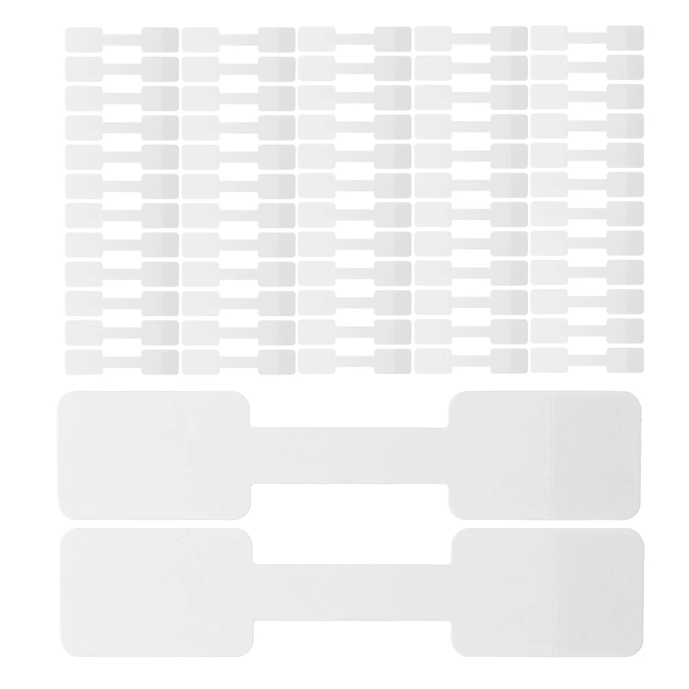 

500 Pcs Self-adhesive Price Tags Labels Jewelry Display Blank Pricing Paper Labeling Stickers Identification