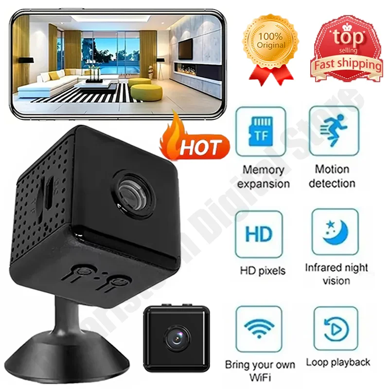 1080P HD Mini Wireless WiFi Camera With Night Vision Motion Detection Remote View Cam Video Voice Recorder For Household 2025