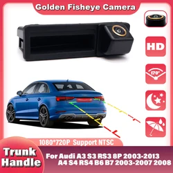 Parking Car Trunk Handle Rear View Reverse Camera For Audi A3 S3 RS3 8P 2003-2013 A4 S4 RS4 B6 B7 2003-2008