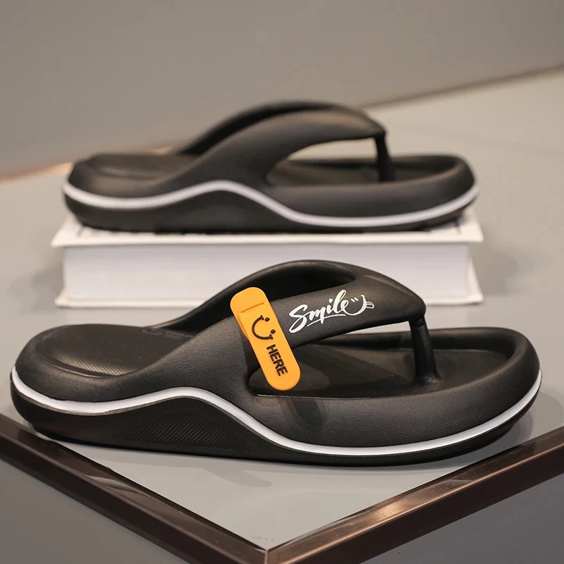 Unisex Cloud Slippers Thick Sole Slides Soft Cushion Non Slip House Shoes Indoor Outdoor Bathroom Shower Beach Sandals