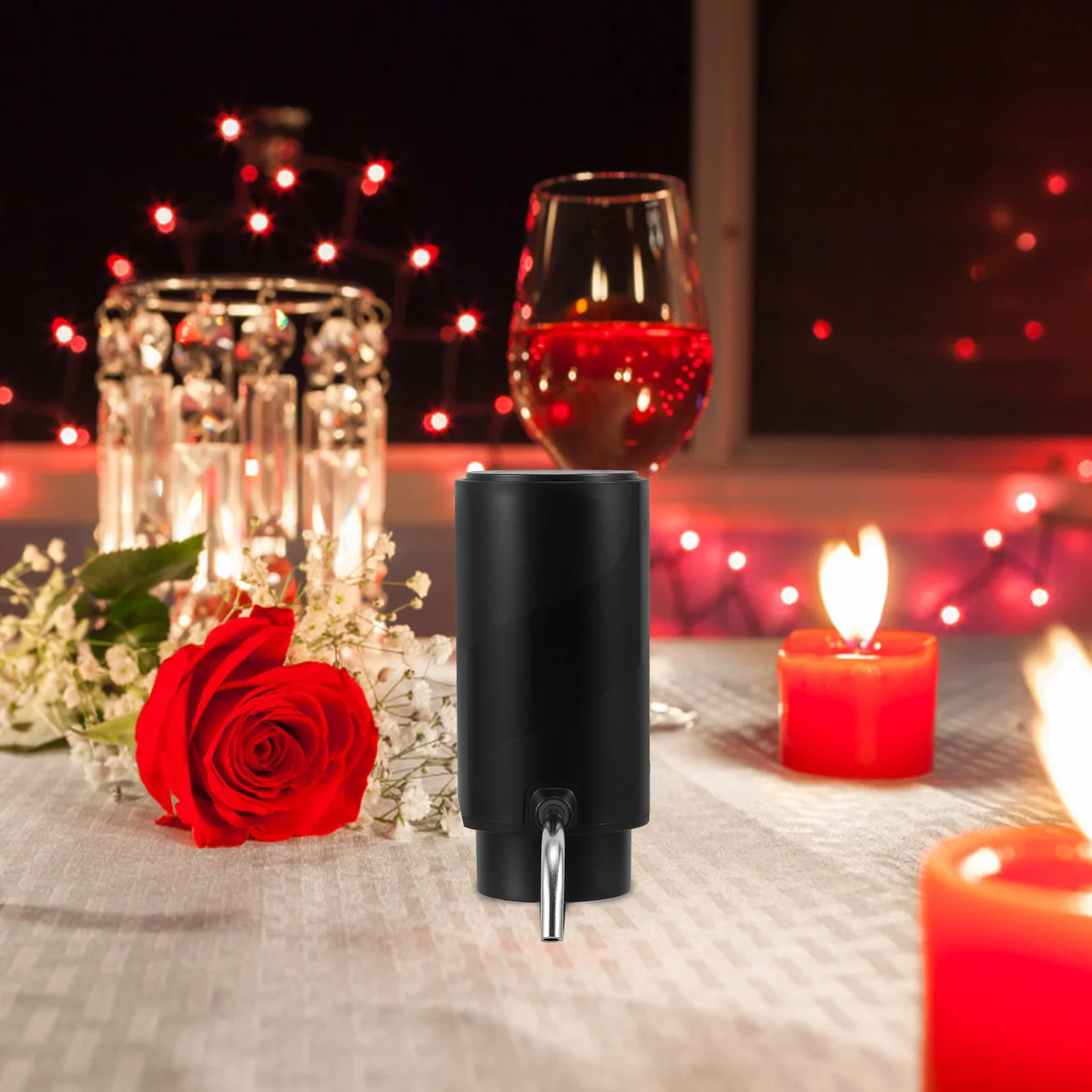 

Electric Wine Dispenser Aerator Pourer Innovative Design Unique Red Wine Flavors Portable Easy to Store Home Bar