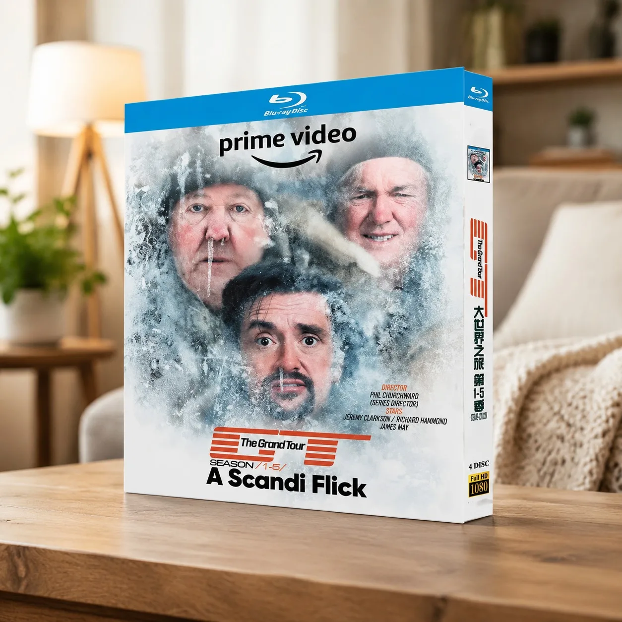 Hot The Grand Tour Season 1-5 BD 4-Disc All Region New Box Set Blu-ray disc HighDefinition BD