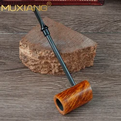 Handmade Popeye Pipe Briar Tobacco Pipe 3mm Cartridge Straight Stem Smoking Pipe Smooth Tulip Tom Eltang Pipe Carbon Fiber Stem