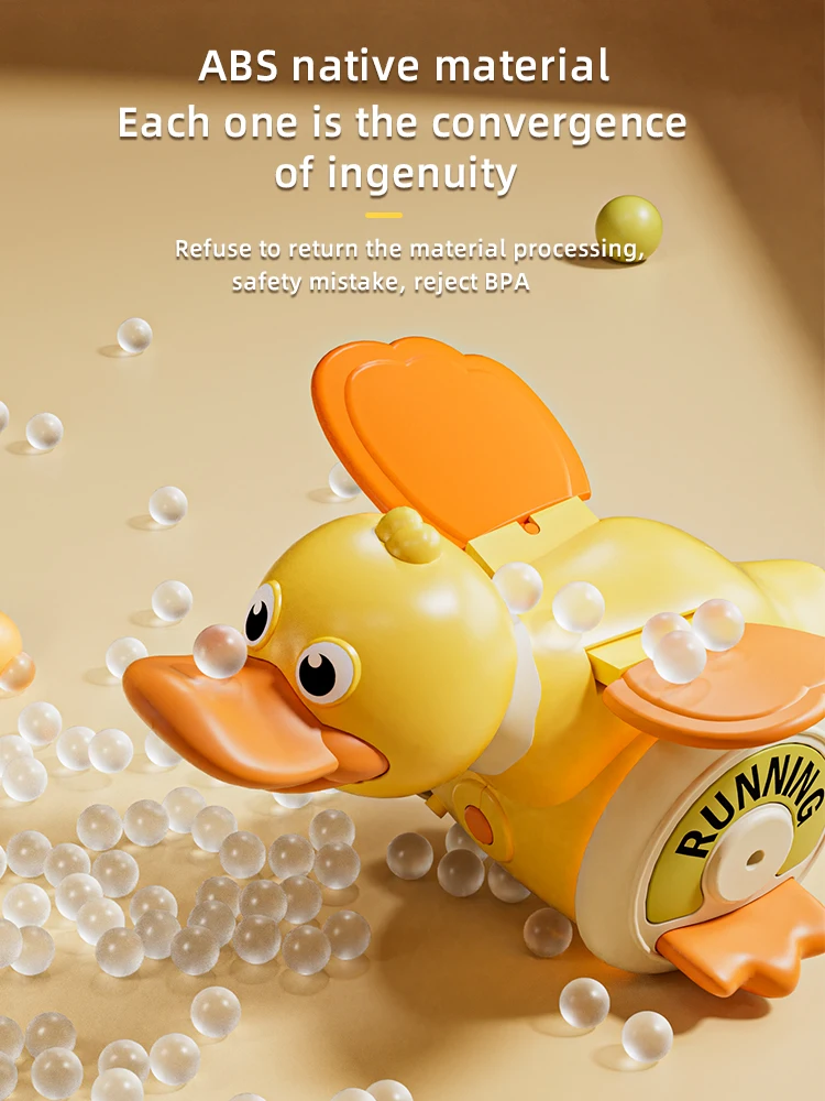 1pc guias de pato engraçados bebê para aprender rastejando animal de estimação elétrico com som e luz orientação de engatinhar para o presente de natal de ano novo