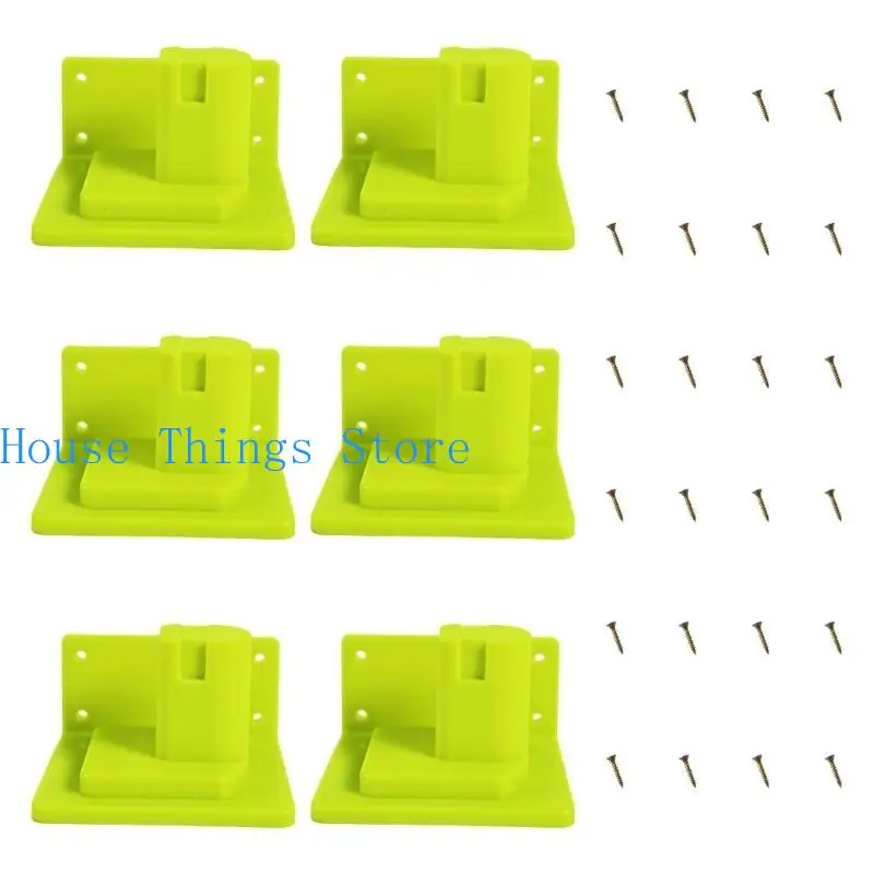 

652F Tool Mount Holder Plastic Electric Tool Battery Dock Holder for 18V Battery Tool Heavy Duty Power Tool Hanger Accessories