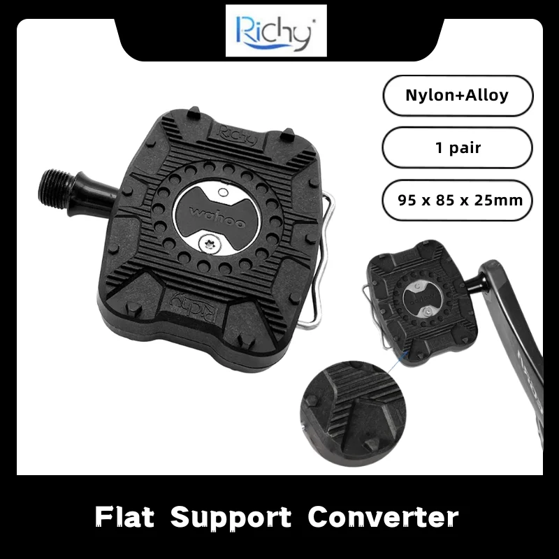 Richy Pedallar Bisiklet Düz Destek Dönüştürücü Wahoo SpeedPlay Comp Sıfır Aero Nano Pedal Adaptörü Yol Bisikleti Aksesuarları