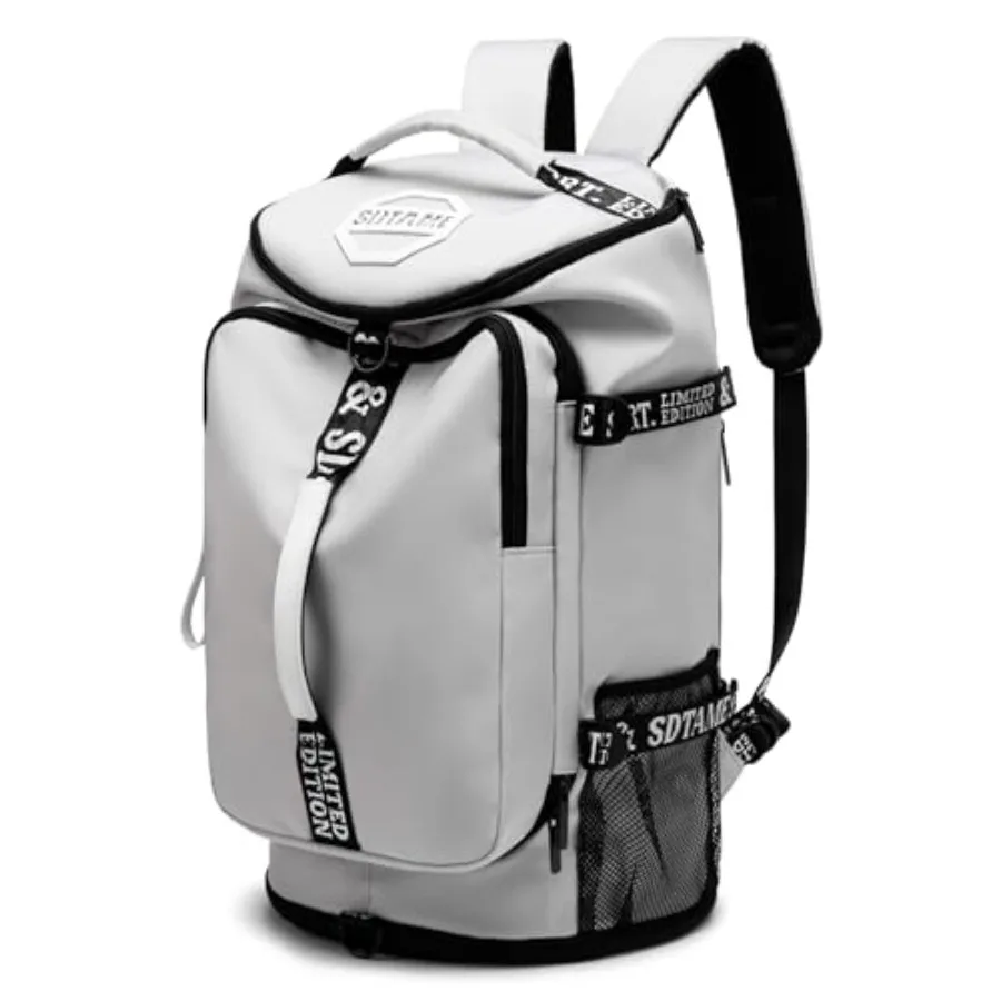 

Gym Duffle Bag Backpack with Shoe Compartment4 ways Travel Backpack for Women and Men Multi-Functional Weekender bag with Water