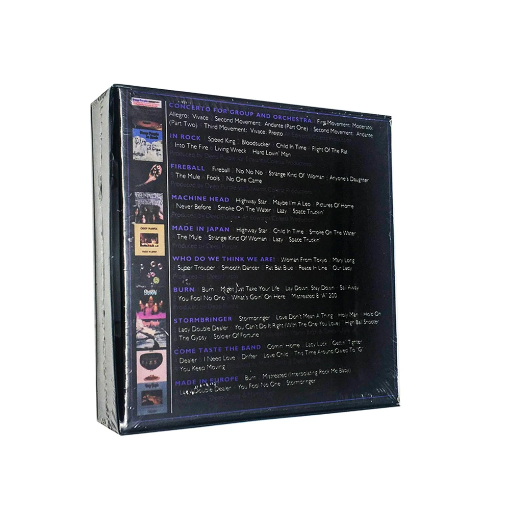 10CD British Rock Band Deep Complete Album 1970-1976 Heavy Metal and Modern Hard Rock Pioneer Band Music CD