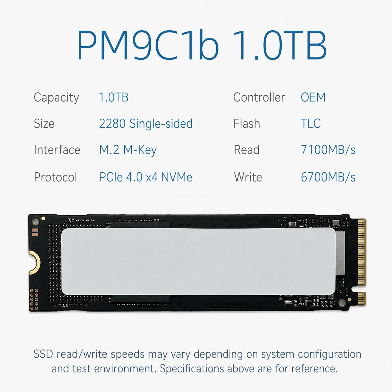 PM9A1, PM9C1, PM9C1b 256GB 1TB M.2 NVMe PCIe 4.0 x4 Solid State Drives