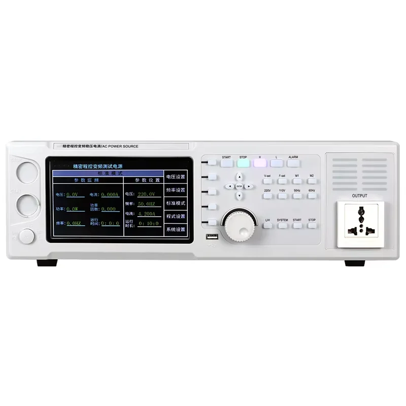 MYAMI 300V 2000VA 2KVA 45Hz 400Hz Single Phase Touch Screen Bench Programmable Variable Frequency Desktop AC Power Supply