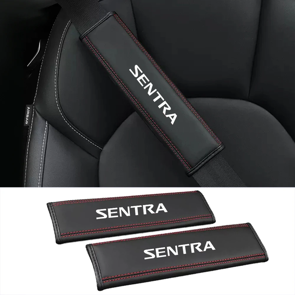 1Pcs Car Seat Belt Shoulder Covers Comfortable Guard Safety Neck Cushion for Nissan SENTRA