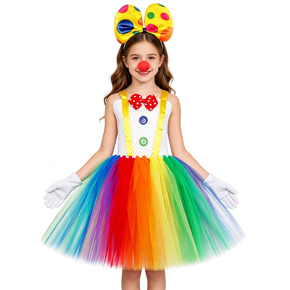 clown dress cute Amazon.com: Fun World Crazy Color Girls Clown Costume, Medium : Clothing, Shoes & Jewelry