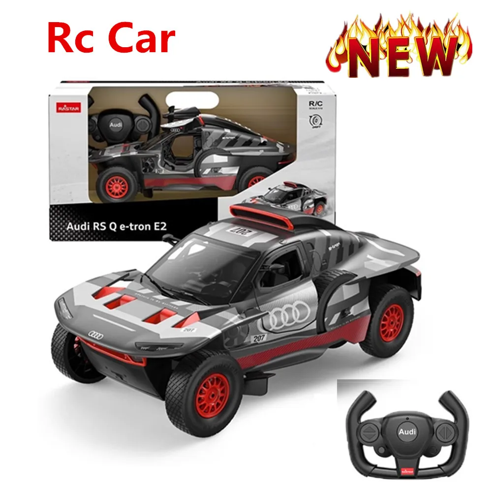 

Technical Speed Champions RSQe-tron E2 Remote Control car 2023 Rally Champion Car Model Gull Wing Gate With LED Lights