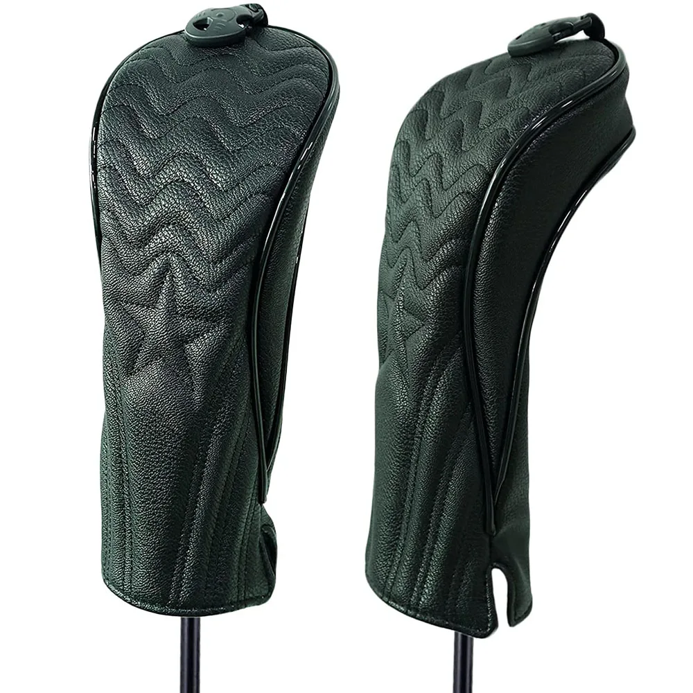 Golf Head Covers Fits Over 1 Wood (460cc) 2 Fairway Woods w/ Rotating Number Tag,Fits All Golf Brands