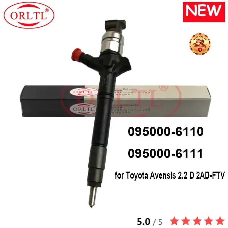 ORLTL Common Rail Injector 095000-6110 095000-6111 0950006110 0950006111 FOR Toyota Avensis 2.2 D 2AD-FTV