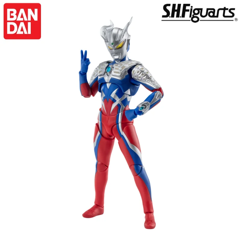 

In Stock Original Bandai S H Figuarts Ultraman Series Zero Ultraman (New Generation Star Ver.) Joint Movable Action Figure Anime