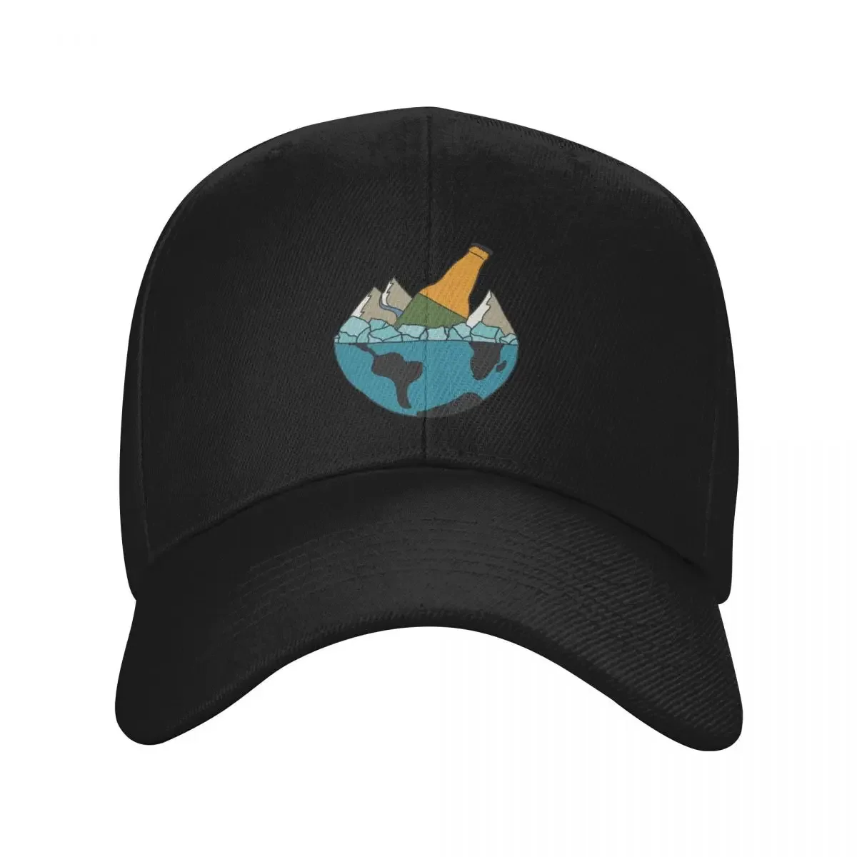 

Beer on the Rocks 2 Baseball Cap Trucker Hat Icon funny hat hats on offer Women's Golf Wear Men's