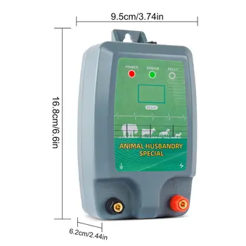 10公里牲畜用電圍欄,安全可靠,高壓脈衝調節器,適用於綿羊等牲畜。 8 best sales 電動牧羊犬 - №1