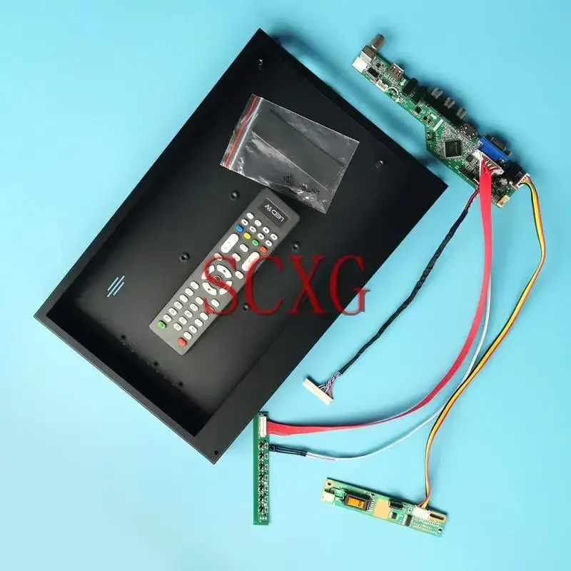 Metal Case+Analog TV Driver Board For LP154W02 LP154WE2 1680*1050 VGA AV USB HDMI-Compatible DIY Kit 15.4